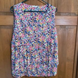 Layered, ruffled top.